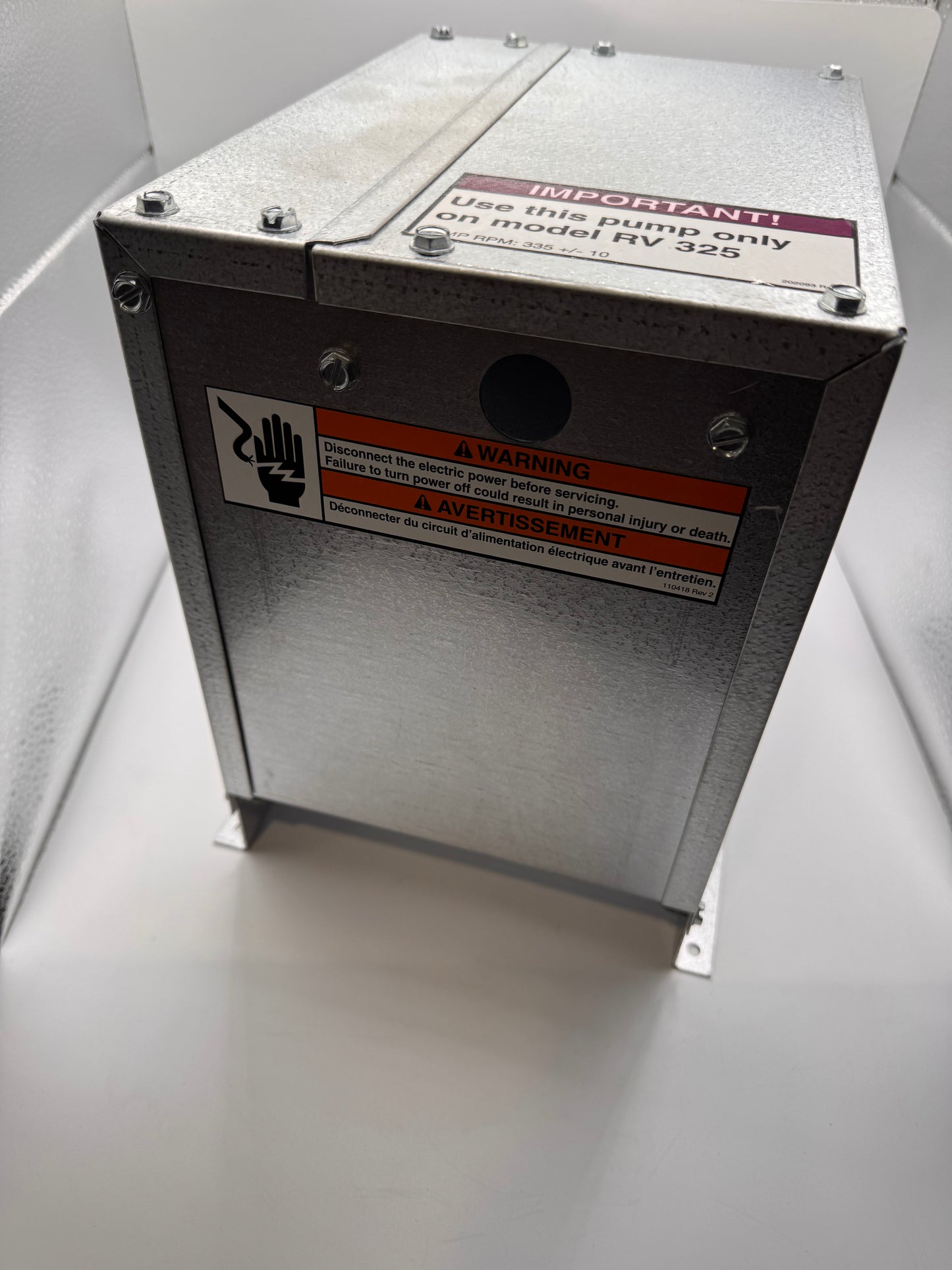 Reznor Belt Drive Pump Assembly for RV325: 211061