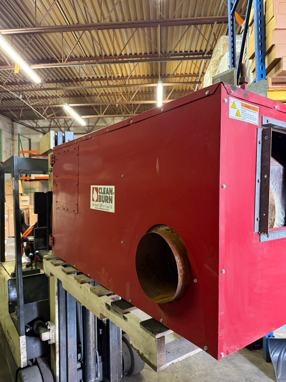 USED Clean Burn 1500 Heat Exchanger & Cabinet