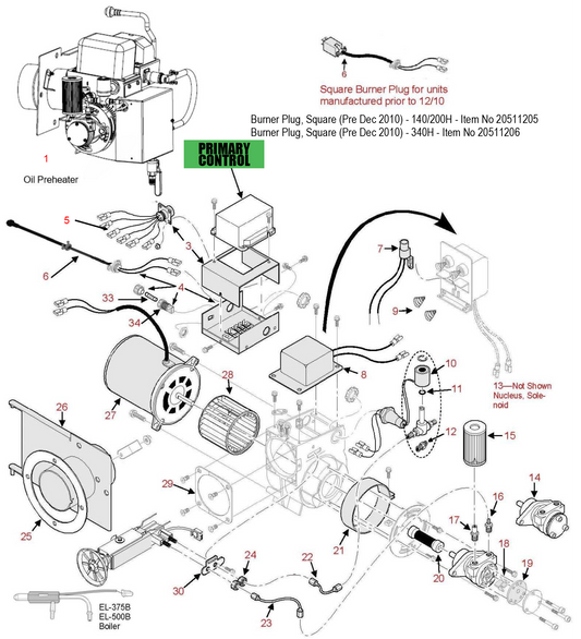 OEM Energylogic Primary Control 15 Sec: 06001027