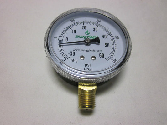 Energylogic Gauge Vac/Pressure Combo 1/4": 20270188