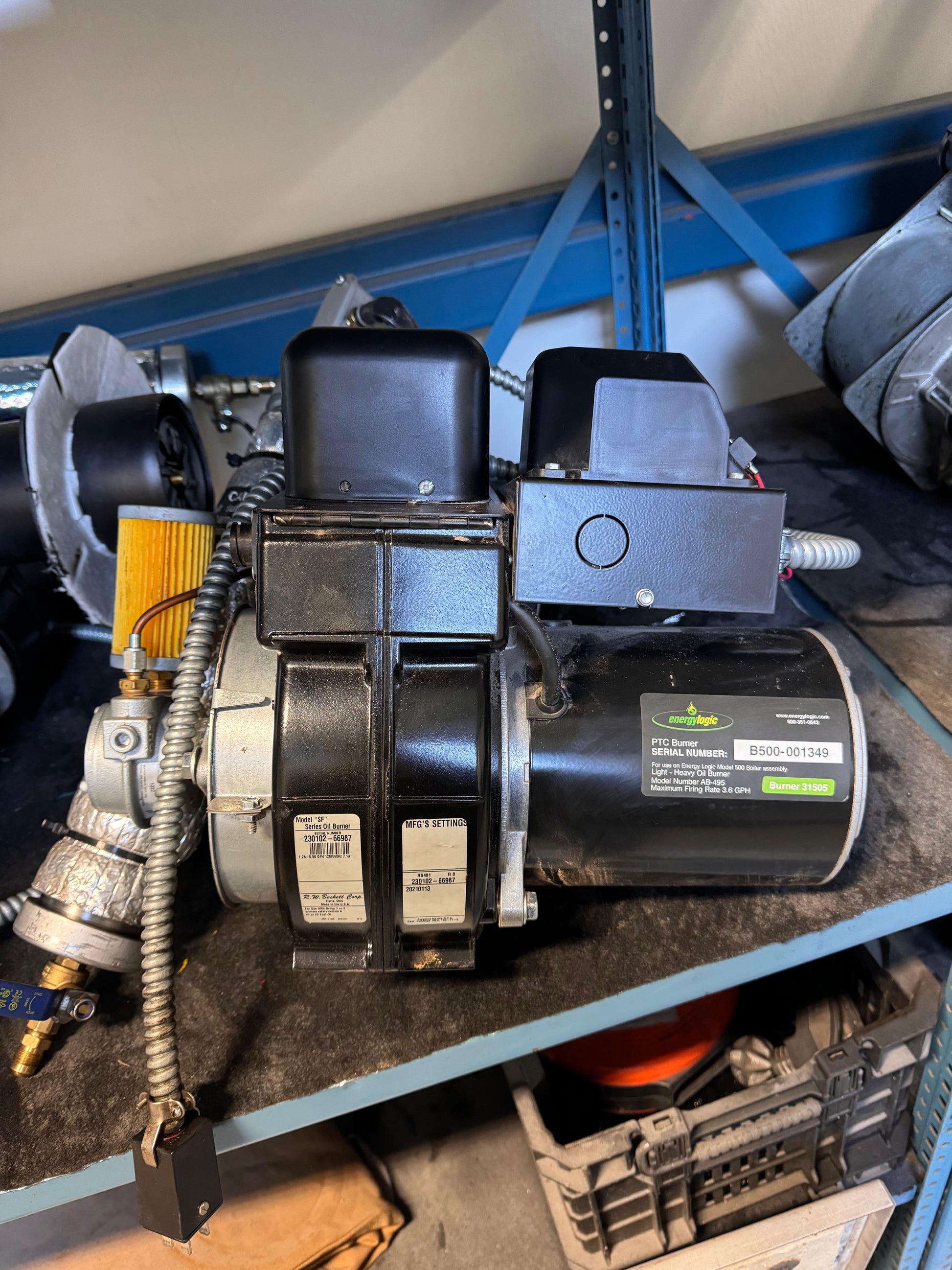 Reconditioned Energylogic EL500 Boiler – WasteOilHeatingParts