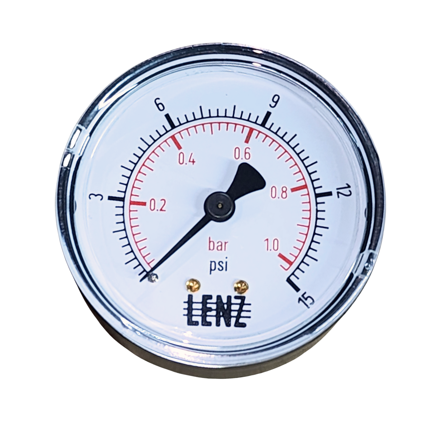 Reznor Lenz 1/4" Pressure Gauge (0-15 psi): 152014