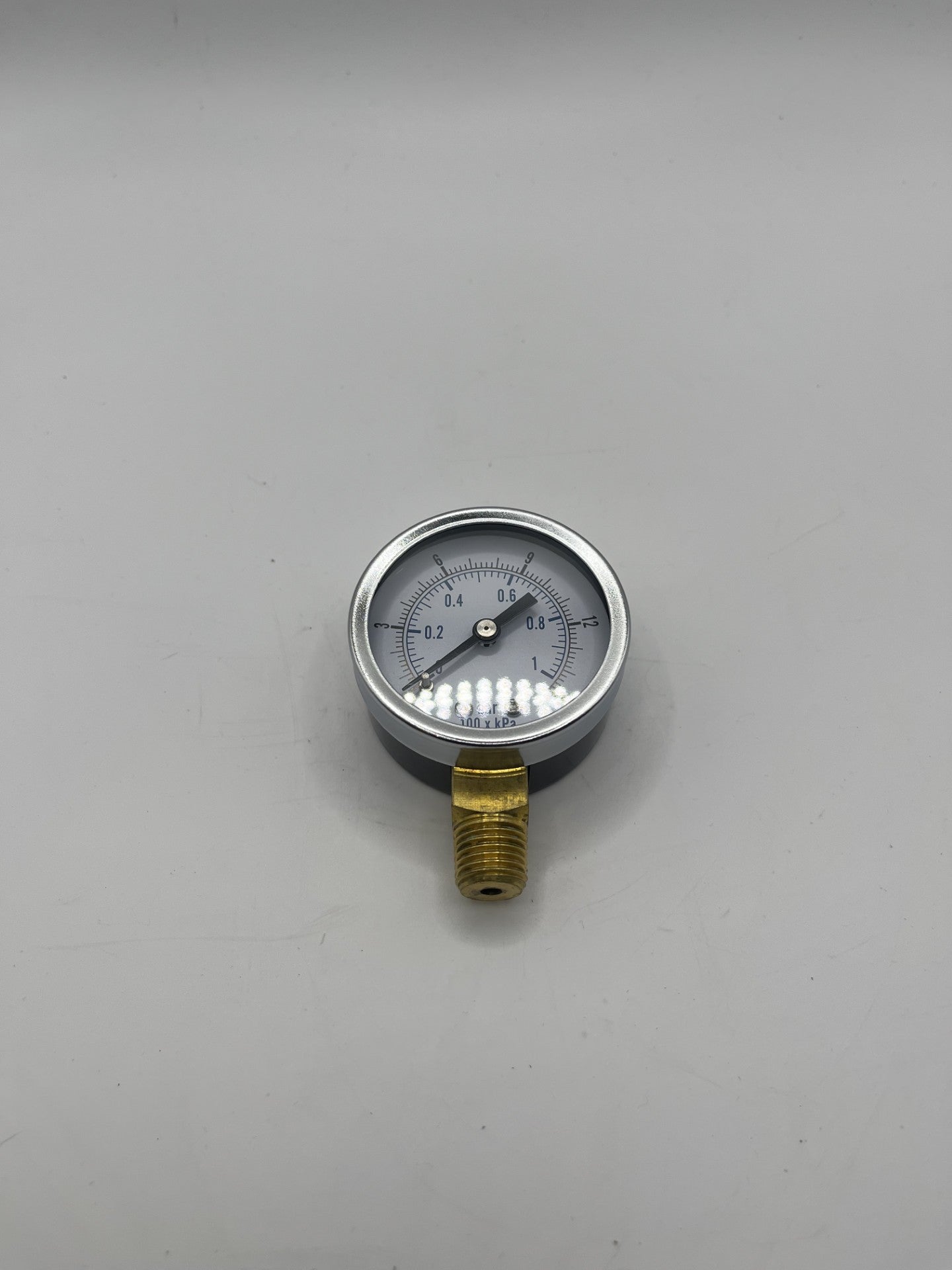 Lanair Oil Gauge 0-15 Bottom Mount 1/4" - 8498
